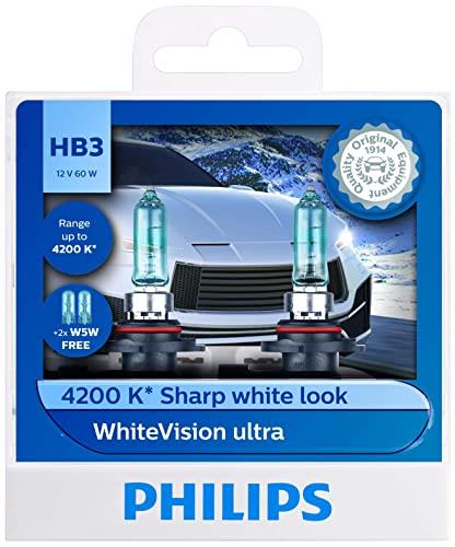 Philips 9005WVUSM HB3 WhiteVision Ultra Headlight Globe Twin Pack
