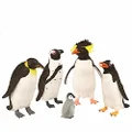 Wild Republic Polybag Penguin, Toy Figurines, Gifts for Kids, Party Supplies, Sensory Play, Kids Toys, 5 Piece Set