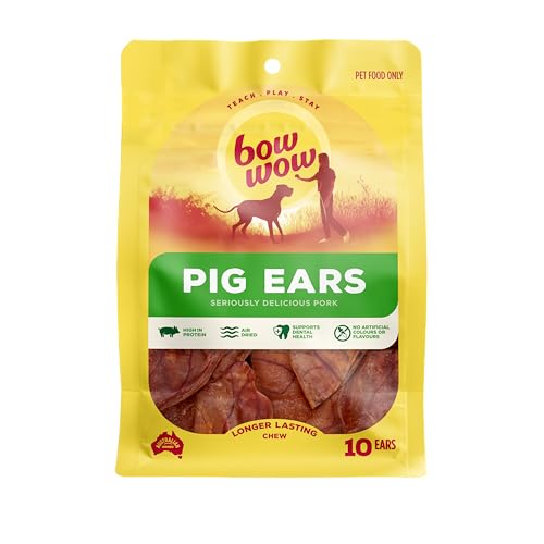 Bow Wow- Pigs Ears Dog Treats, 10 Pack
