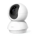 TP-Link Tapo Pan/Tilt AI Smart Home Security Wi-Fi Camera, Baby Monitor, 1080P, Motion & Person Detection, Notifications, Night Vision, SD Card Slot, Voice Control, No hub required (Tapo C200)