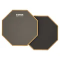 HQ Percussion Products RF12D Evans 2-Sided Practice Pad, 12 Inch, Gray