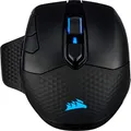 CORSAIR Dark CORE RGB PRO Wireless FPS/MOBA Gaming Mouse – 18,000 DPI – 8 Programmable Buttons – Sub-1ms Wireless – iCUE Compatible – PC, Mac, PS5, PS4, Xbox – Black