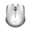 Razer Atheris Mercury Edition - Ergonomic Gaming Mouse (350-Hour Battery Life, 7,200 Dpi Optical Sensor, 2.4 Ghz Adaptive Frequency Technology) Mercury, White