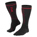FALKE Men's Impulse Running Running Socks Breathable Quick Dry Black Thin Long Knee Length Sports Compression Sock For Quicker Recovery 1 Pair