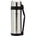 Thermos Vacuum Insulated Food and Drink Flask, 1.8 liters, Stainless Steel/Black, VAC180