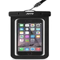 JOTO Universal Waterproof Phone Pouch Cellphone Dry Bag Case for iPhone 15 14 13 12 11 Pro Max Mini Plus Xs XR X 8 7 6S, Galaxy S23 S22 S21 Plus Note, Pixel up to 7" -Black