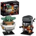 LEGO BrickHeadz Star Wars The Mandalorian & The Child 75317 Building Kit, Toy for Kids and Any Star Wars Fan Featuring Buildable The Mandalorian and The Child LEGO Figures (295 Pieces)