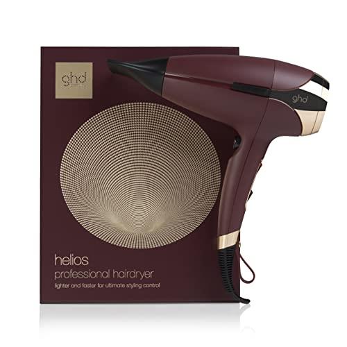 ghd Helios Professional Hair Dryer, An Ionic Blow Dryer For Shinier Hair And Reduced Flyaways, For All Hair Types, Lengths And Textures, 2200W, Plum (AU Plug)