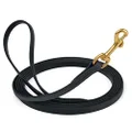 Viper V36330-1 Biothane Working Tracking Lead Leash Long Line for Dogs 2 Colors and 6 Sizes, Black, 1/2" x 33ft