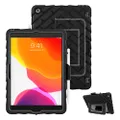 Gumdrop Hideaway Case Designed for The New Apple iPad 10.2 7th Gen (2019) Tablet Commercial, Business and Office Essentials - Black, Rugged, Shock Absorbing, Extreme Drop Protection
