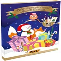 BIC Stationery Advent Calendar Gift - 24 Assorted Stationery Surprises Including Pens, Pencils, Glue and Colouring Instruments