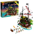 LEGO Ideas Pirates of Barracuda Bay 21322 Building Kit, Cool Pirate Shipwreck Model with Pirate Action Figures for Play and Display, Makes a Great Birthday or Holiday Gift (2,545 Pieces)