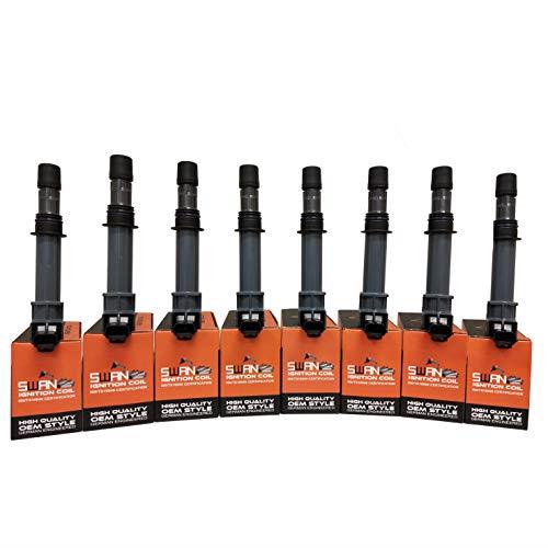 Pack of 8 - SWAN ignition Coils for Jeep Commander & Grand Cherokee (4.7L)