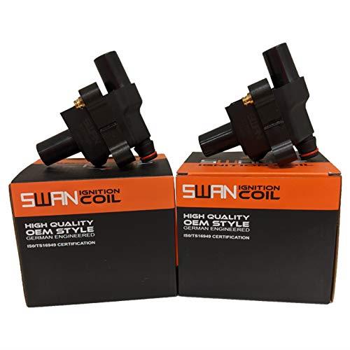 Pack of 2 - Swan Ignition Coils for Ssangyong Chairman, Korando, Kyron, Musso & Rexton