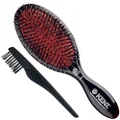 Kent Brushes Oval Cushion Hairbrush, Ruby CSML, Large, 6 Ounce