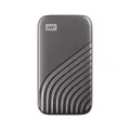 Western Digital 2TB My Passport SSD External Portable Drive, Gray, Up to 1050 MB/s - WDBAGF0020BGY-WESN