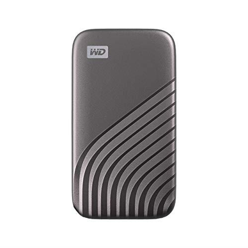 Western Digital 500GB My Passport SSD External Portable Drive, Gray, Up to 1050 MB/s - WDBAGF5000AGY-WESN