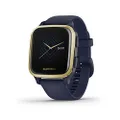 Garmin Venu Sq Music, GPS Fitness Smartwatch, Navy/Light Gold