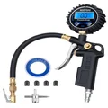 AstroAI Digital Tyre Inflator with Pressure Gauge, 0.1 Display Resolution 250 PSI Air Chuck and Compressor Accessories Heavy Duty with Rubber Hose and Quick Connect Coupler