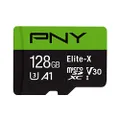 PNY 128GB Micro SDXC Elite-X Flash Memory Card