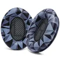 WC Wicked Cushions Replacement Ear Pads Compatible with Bose QuietComfort 35 (QC35) & QuietComfort 35ii (QC35ii) Headphones & More - Improved Comfort & Durability | Geo Grey