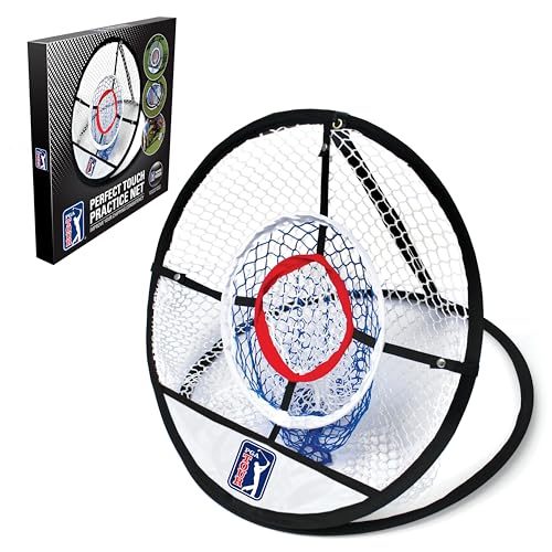 PGA Tour Practise Net Perfect Touch Practise Net, Black/red/Blue