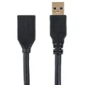 Monoprice Select Series USB 3.0 A to A Female Extension Cable 6ft use with Playstation, Xbox, Oculus VR, USB Flash Drive, Card Reader, Hard Drive, Keyboard, Printer, Camera and More!