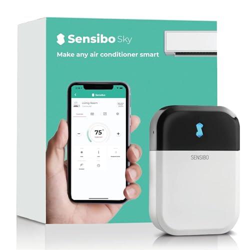 Sensibo Sky, Smart Home Air Conditioner System - Quick & Easy Installation. Maintains Comfort with Energy Efficient App - Automatic On/Off. Wifi, Google, Alexa and Siri. (White)