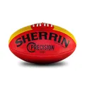 Sherrin Precision Synthetic Football, Red, Size 3