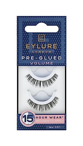 Eylure pre-glued lashes, volume, no. 101