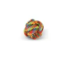 Kazoo Braided Rope Knot Ball Dog Toy, Assorted, Small