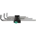 Wera 950/9 Metric Chrome-Plated Hex-Plus 2 L-Key Wrench 9-Pieces Set