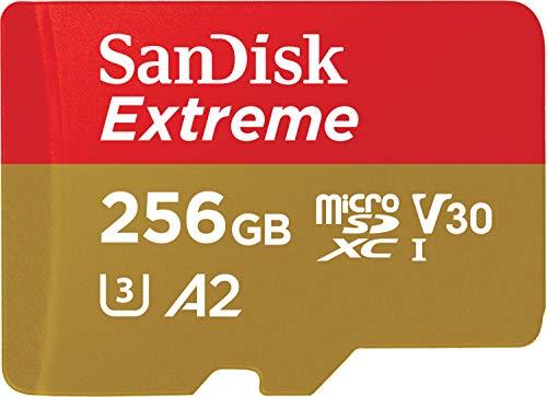 SanDisk Extreme 256GB MicroSD Card for Mobile Gaming, with A2 App Performance, Supports AAA/3D/VR Game Graphics and 4K UHD Video, 160MB/s Read, 90MB/s Write, Class 10, UHS-I, U3, V30