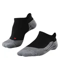 FALKE Men's TK5 Wander Invisible Hiking Socks, Merino Wool, Black (Black-Mix 3010), 5.5-7.5 (1 Pair)