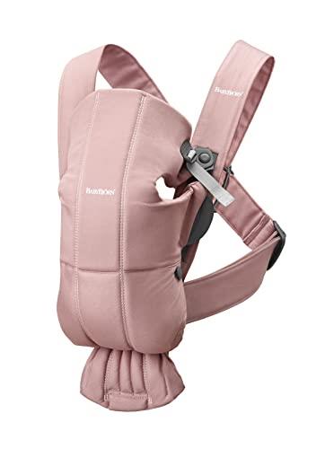 BABYBJORN Baby Carrier Mini in Cotton, Dusty Pink