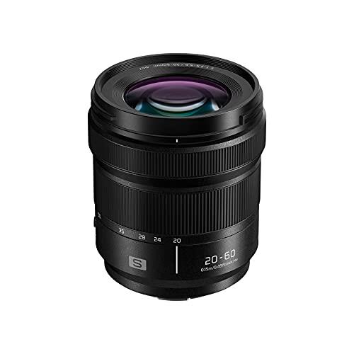Panasonic LUMIX S-R2060E Lens (20-60 mm, F3.5-5.6, Filter Size 67 mm, Dust, Splash and Cold Protection) Black