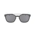 NAUTICA Men's Rectagular Polarized Sunglasses, Dark Grey/Grey Polarized, 54 mm, N3638SP-039