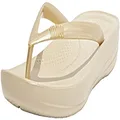 FitFlop Women's Iqushion Ergonomic Flip-Flops, Shoes, Gold, 8 US