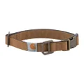 CARHARTT P000034420104 Journeyman Dog Collar, Premium Rugged Construction Pet Collar, Carhartt Brown, Large