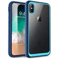 SUPCASE [Unicorn Beetle Style] Case Designed for iPhone X, iPhone Xs, Premium Hybrid Protective Clear Case for Apple iPhone X 2017/ iPhone Xs 2018 Release (Navy)
