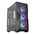 Cooler Master MasterBox TD500 Crystal A.RGB Addressable RGB Acrylic Front Panel Crystaline Tempered Glass Side Panel Mid Tower - Black - MCB-D500D-KGNN-SAU