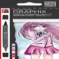 Marabu Graphix Aqua Brush Markers - Manga Set 6