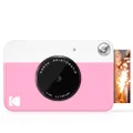 KODAK Printomatic Digital Instant Print Camera - Full Color Prints On Zink 2x3 Sticky-Backed Photo Paper (Pink) Print Memories Instantly
