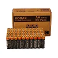 Kodak AA 60 Pack Xtralife Alkaline Batteries, (30410961)