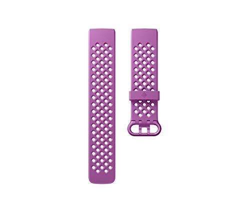 Fitbit Charge 3 Health & Fitness Tracker Sport Accessory Band, Large - Berry