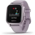 Garmin Venu Sq, GPS Fitness Smartwatch, Purple & Lavender