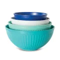 Nordic Ware Prep & Serve Mixing Bowl Set, 4-pc, Set of 4, Coastal Colors, 5000ml