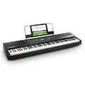 Alesis Recital Pro - Digital Piano Keyboard with 88 Weighted Hammer Action Keys, 12 Premium Voices and Built-In Speakers
