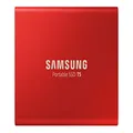 Samsung T5 Portable SSD 500GB - USB 3.1 External Solid State Drive with V-NAND Flash Memory Technology (MU-PA500R/WW) - Metallic Red