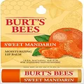 Burt's Bees 100% Natural Origin Moisturising Lip Balm, Sweet Mandarin, 1 Tube, 4.25g
